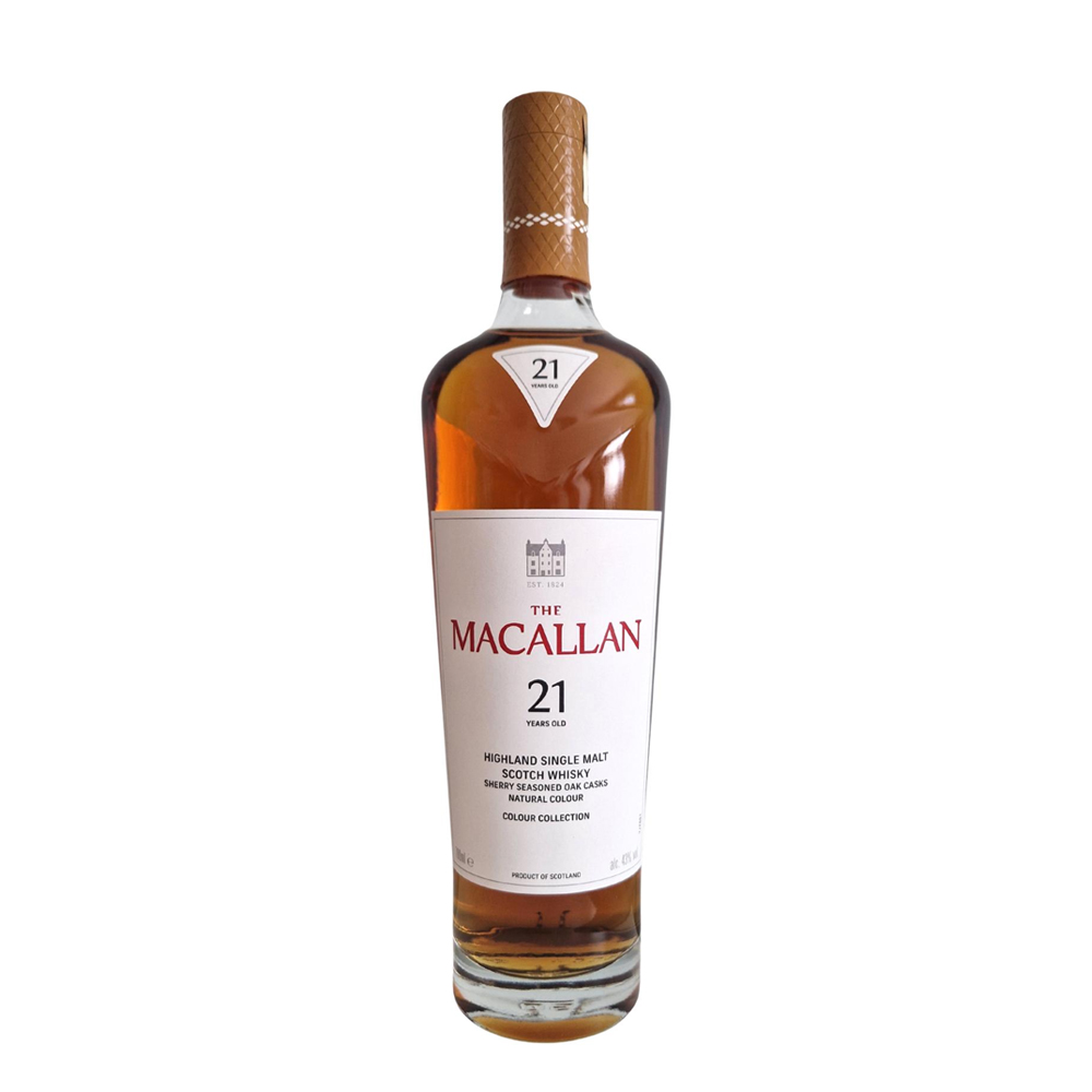 Macallan 21 Years Old Sherry Oak Single Malt Scotch Whisky