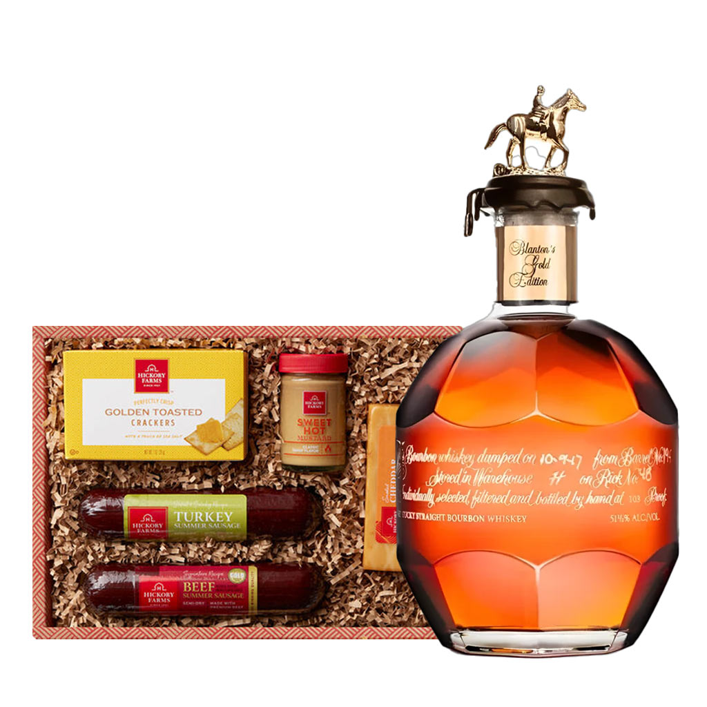 Blanton’s Gold Bourbon Gift Basket