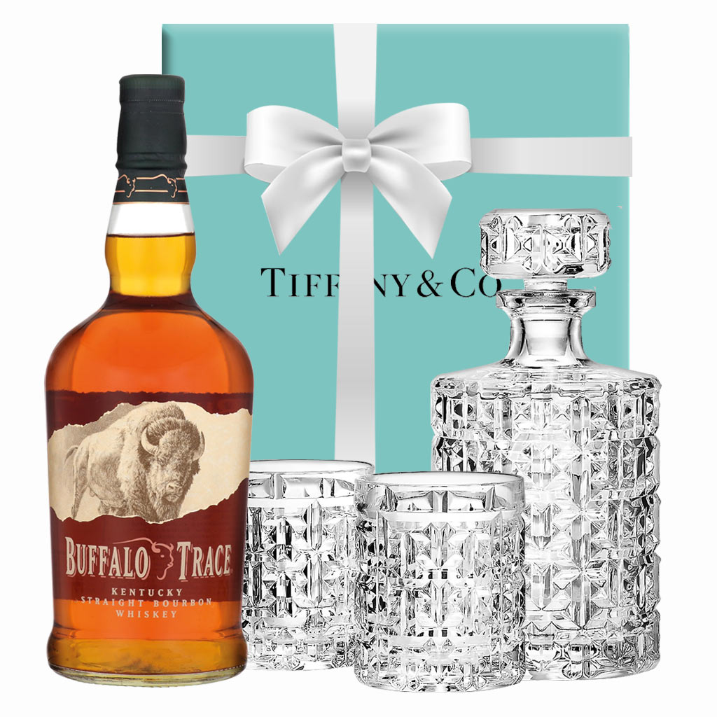 Buffalo Trace Bourbon And Tiffany True Barware Gift Set