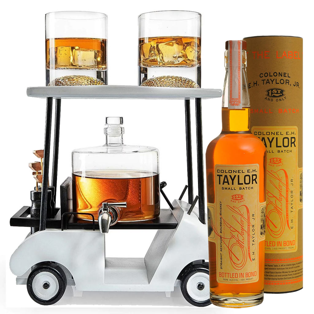 E.H. Taylor Bourbon And Golf Decanter Gift Set