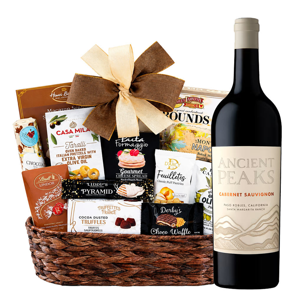 Ancient Peaks Cabernet Santa Margarita Ranch Paso Robles And Bon Appetit Gourmet Gift Basket