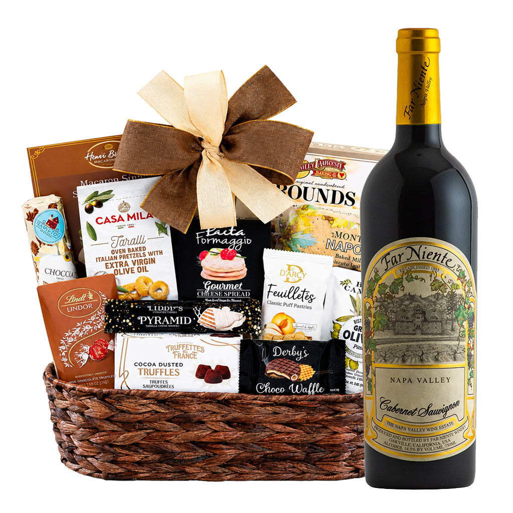 Far Niente Napa Valley Wine and Bon Appetit Gourmet Gift Basket