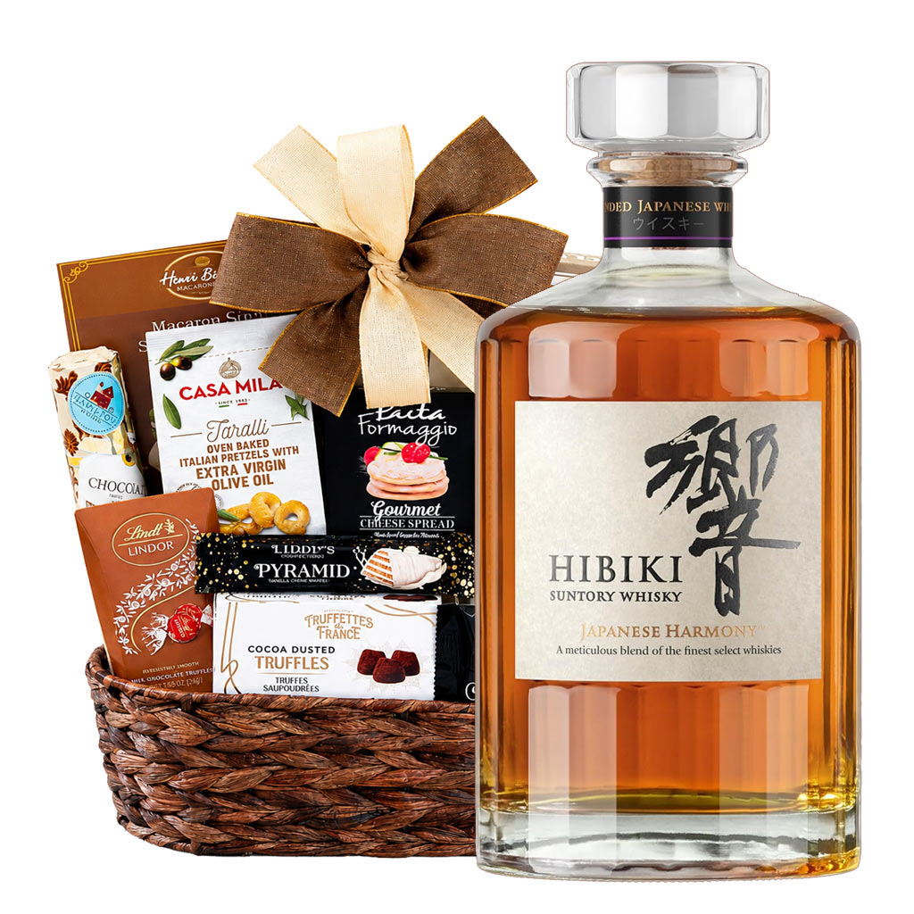 Hibiki Japanese Harmony Whisky And Bon Appetit Gourmet Gift Basket