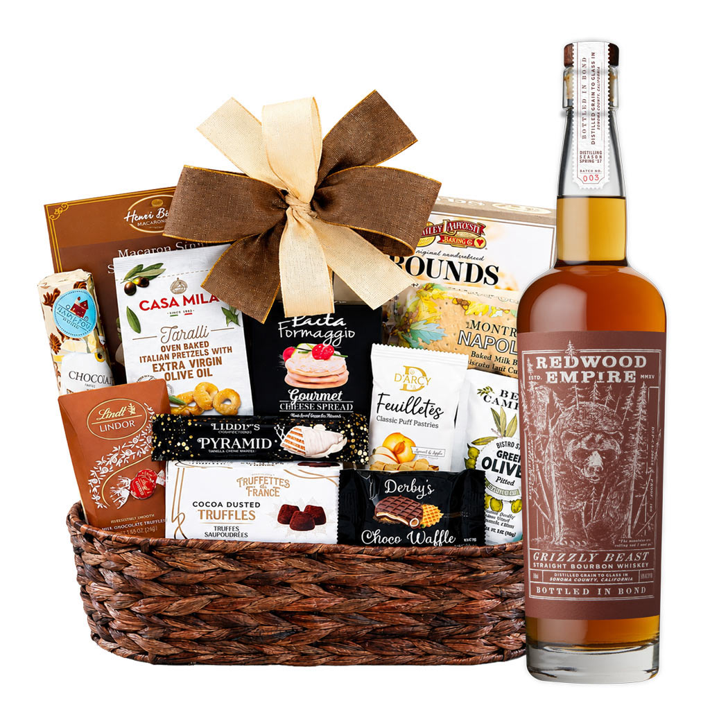 Redwood Empire Grizzly Beast And Bon Appetit Gourmet Gift Basket