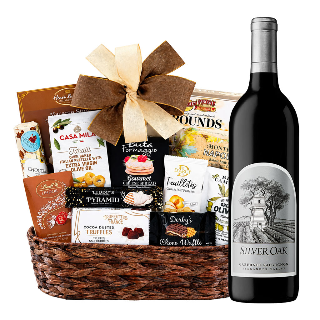 Silver Oak Alexander Valley Cabernet Sauvignon Wine Gift Basket
