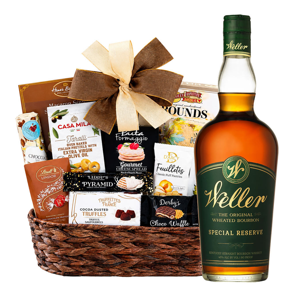 Weller Special Reserve Bourbon And Bon Appetit Gourmet Gift Basket
