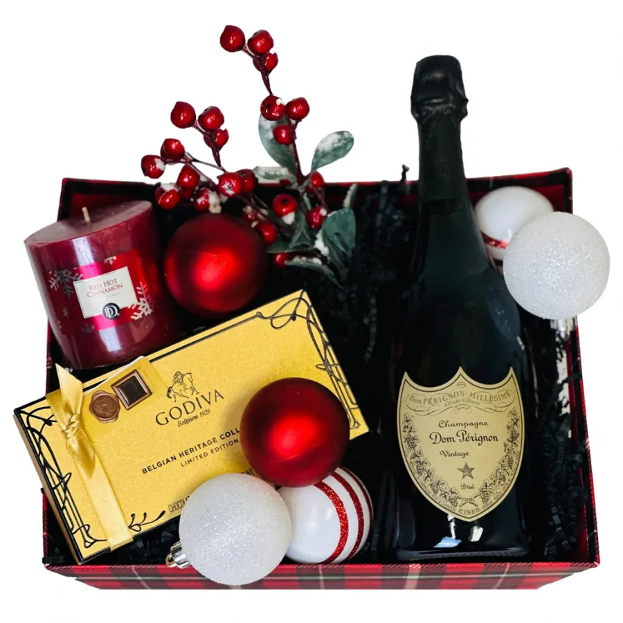 Dom Perignon Christmas Gift Basket