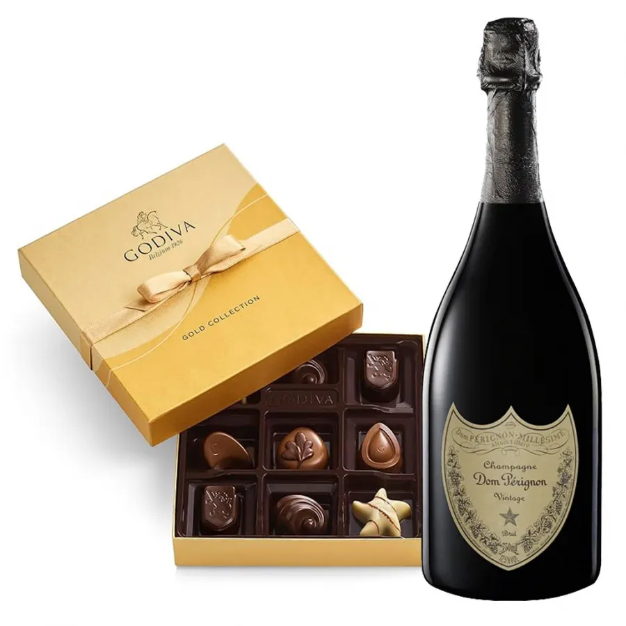 Dom Pérignon Champagne & Godiva Chocolates