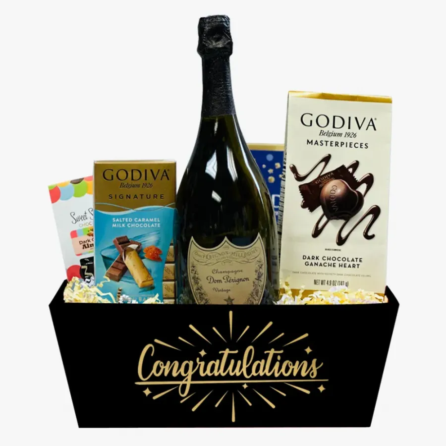 Dom Perignon Congratulations Gift Basket