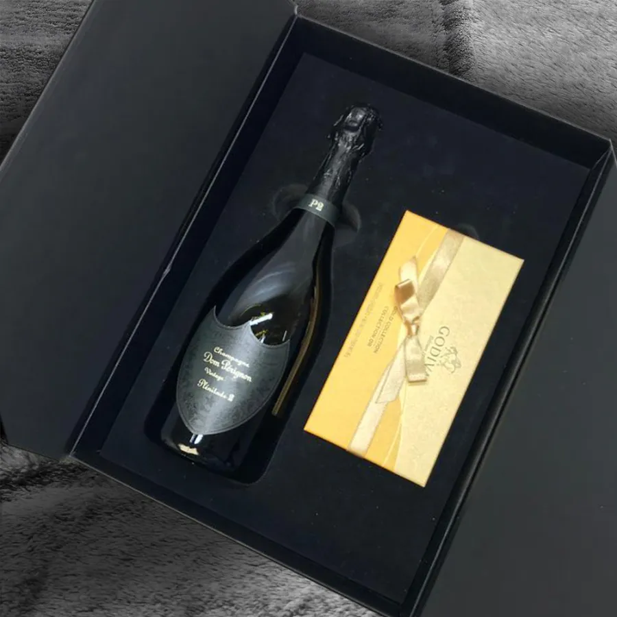 Dom Perignon Plenitude 2(P2) With Godiva 8 Pc Chocolates Box