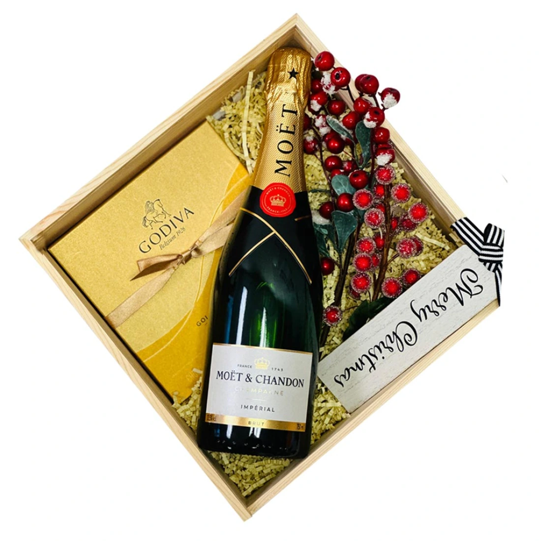 Moet & Chandon Champagne Christmas Gift Box