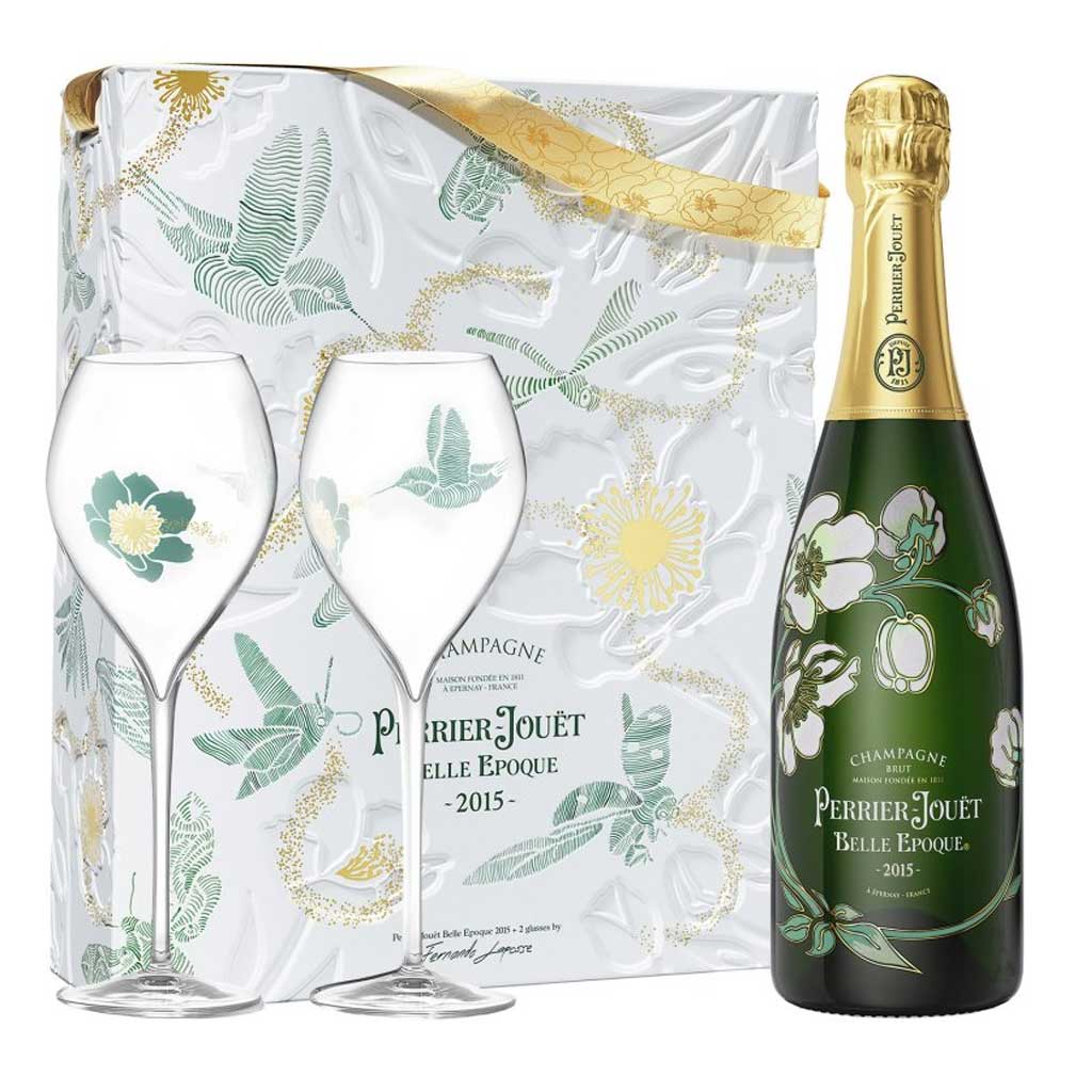 2015 Perrier-Jouet Belle Epoque Champagne And Flute Gift Set