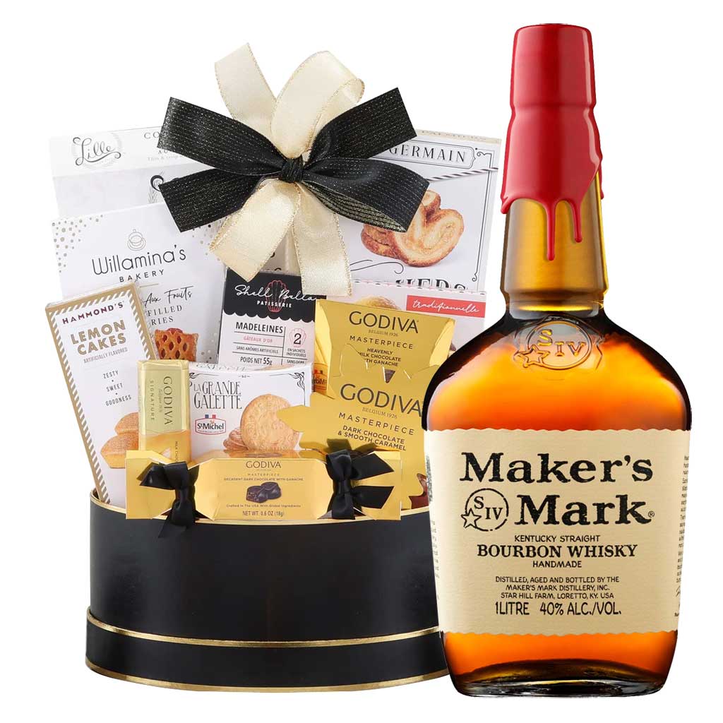 Maker's Mark Bourbon Gift Basket