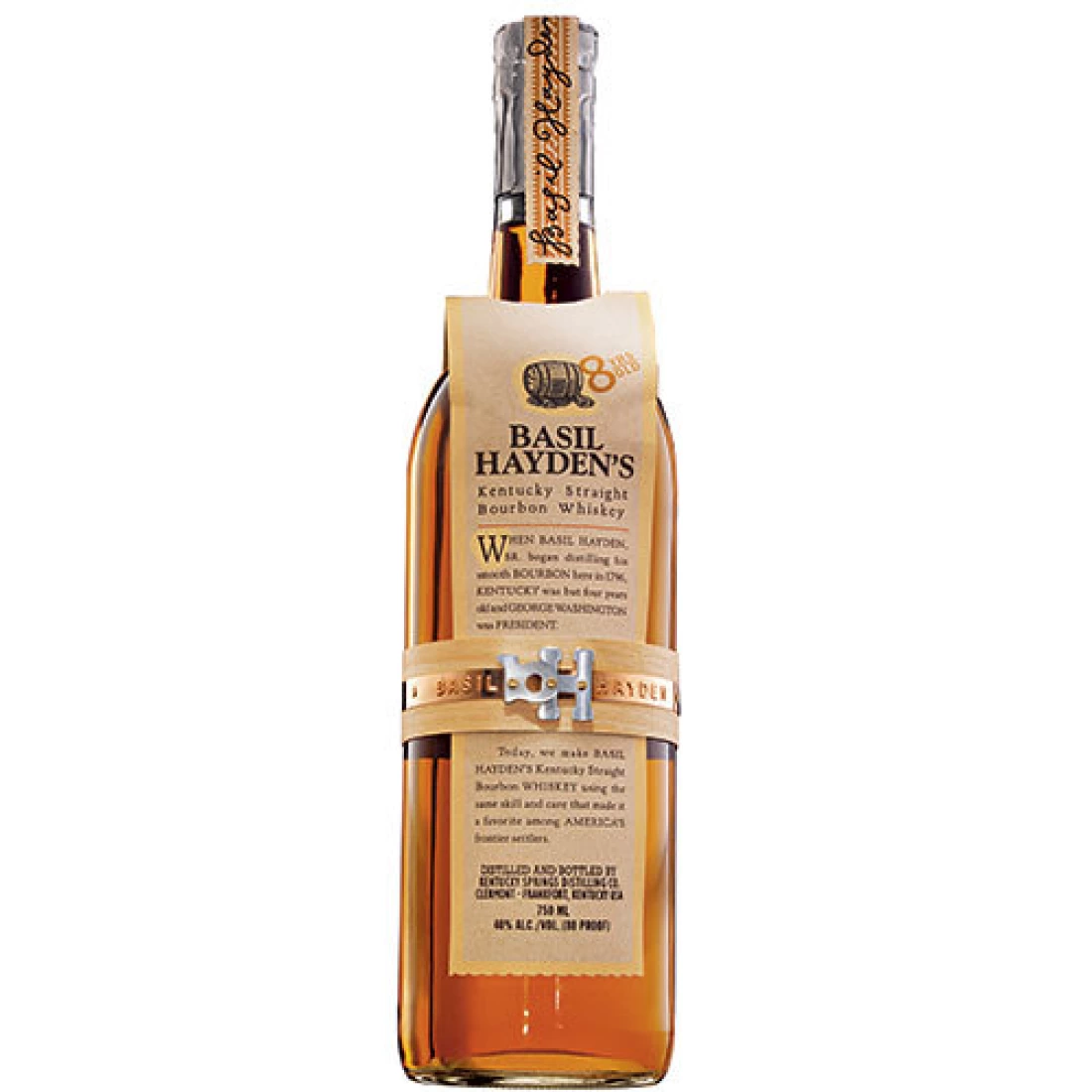 Personalized Basil Hayden’s Bourbon Whiskey Bottle